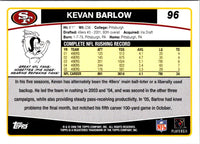 2006 Topps Kevan Barlow #96