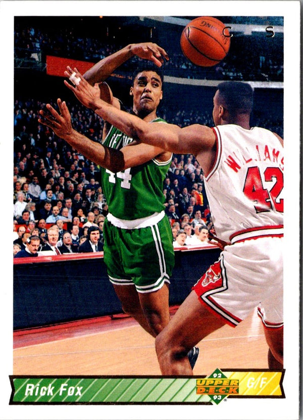 1992 Upper Deck Rick Fox #232