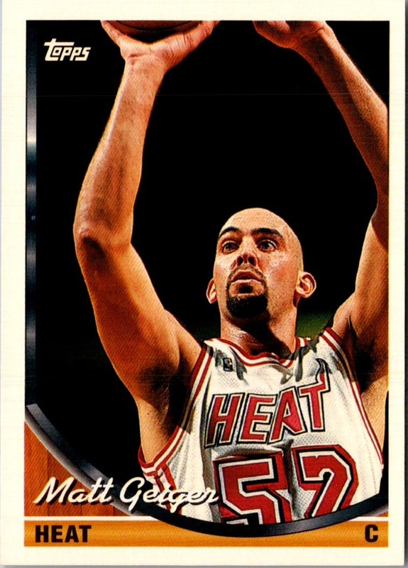1993 Topps Matt Geiger #305