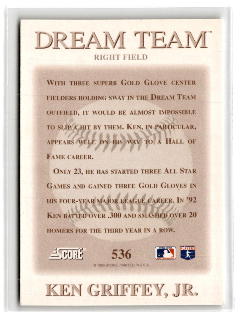 1993 Score Gold Dream Team Ken Griffey Jr.