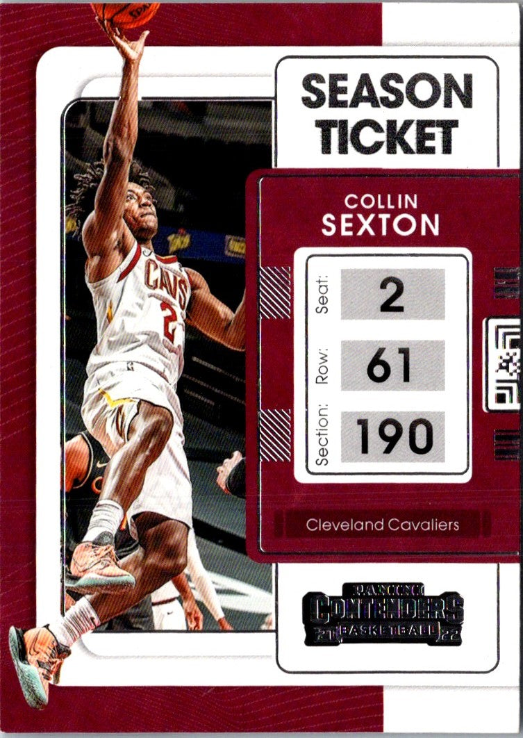 2021 Panini Contenders Ticket Collin Sexton