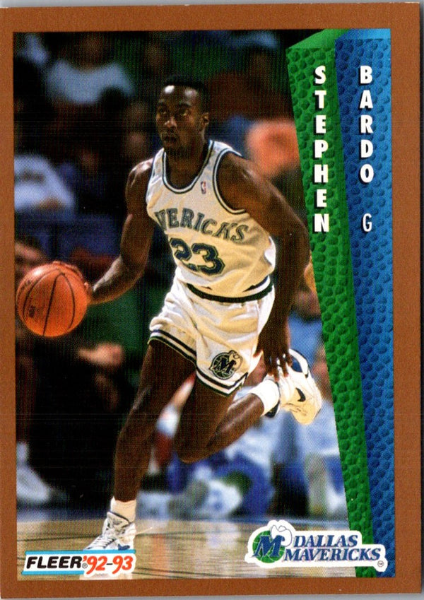 1992 Fleer Steve Bardo #321 Rookie