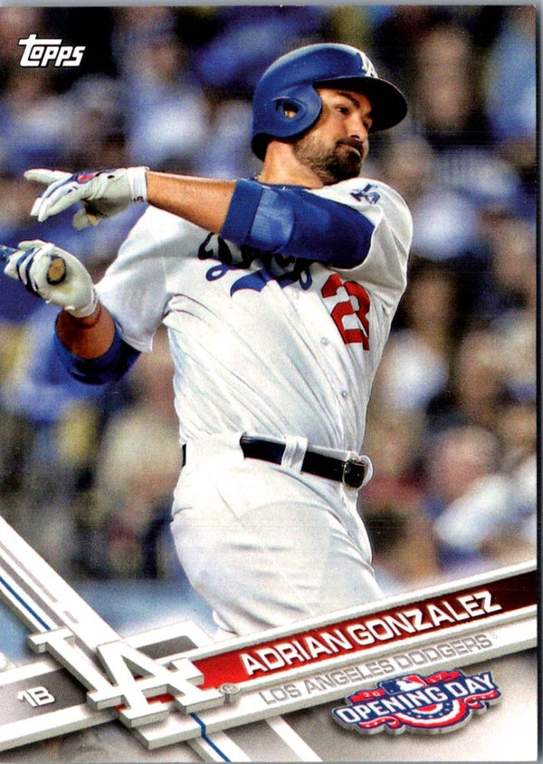 2017 Topps Opening Day Adrian Gonzalez #160