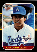1987 Donruss Jose Gonzalez #525 Rookie