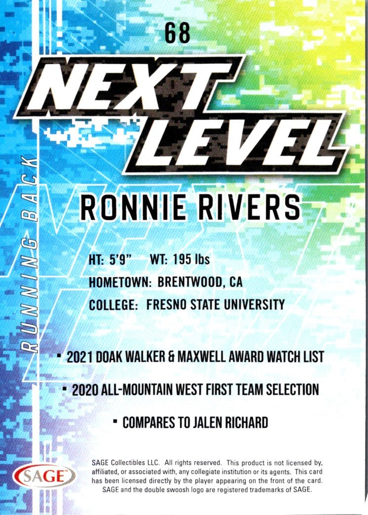 2022 SAGE Ronnie Rivers