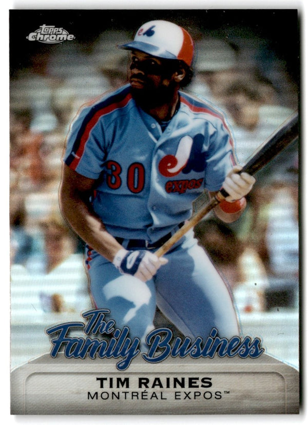 2019 Topps Chrome Update Edition The Family Business Tim Raines #FBC-12