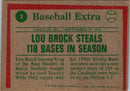 1975 Topps Lou Brock