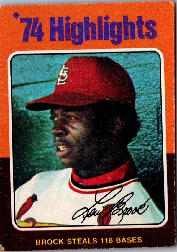 1975 Topps Lou Brock #2