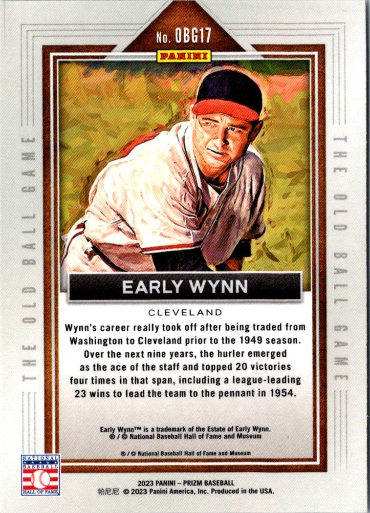 2023 Panini Prizm The Old Ball Game Early Wynn