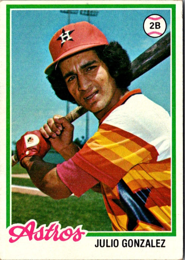 1978 Topps Julio Gonzalez #389 Rookie