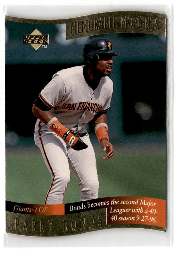 1997 Collector's Choice Memorable Moments Barry Bonds #8