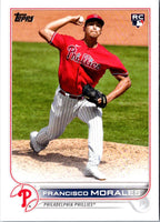 2022 Topps Update Francisco Morales #US318 Rookie