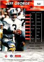 1999 Collector's Edge Fury Jeff George #52