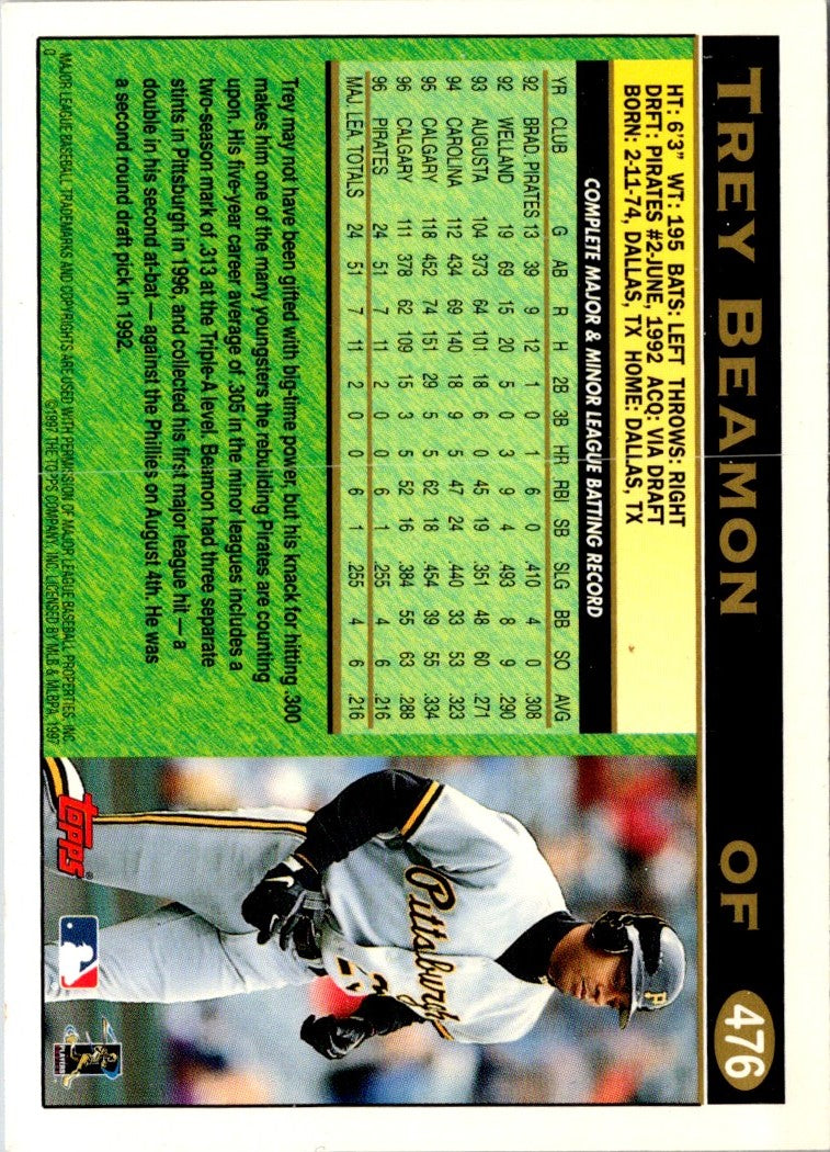 1997 Topps Trey Beamon