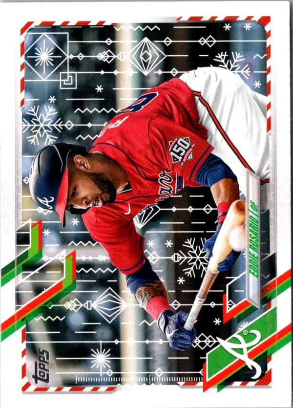 2021 Topps Holiday Eddie Rosario #HW19