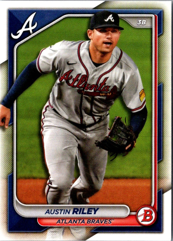 2024 Bowman Green Pattern Austin Riley #58