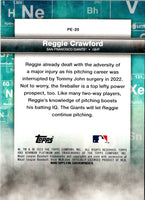 2023 Bowman Platinum Precious Elements Reggie Crawford #PE-20