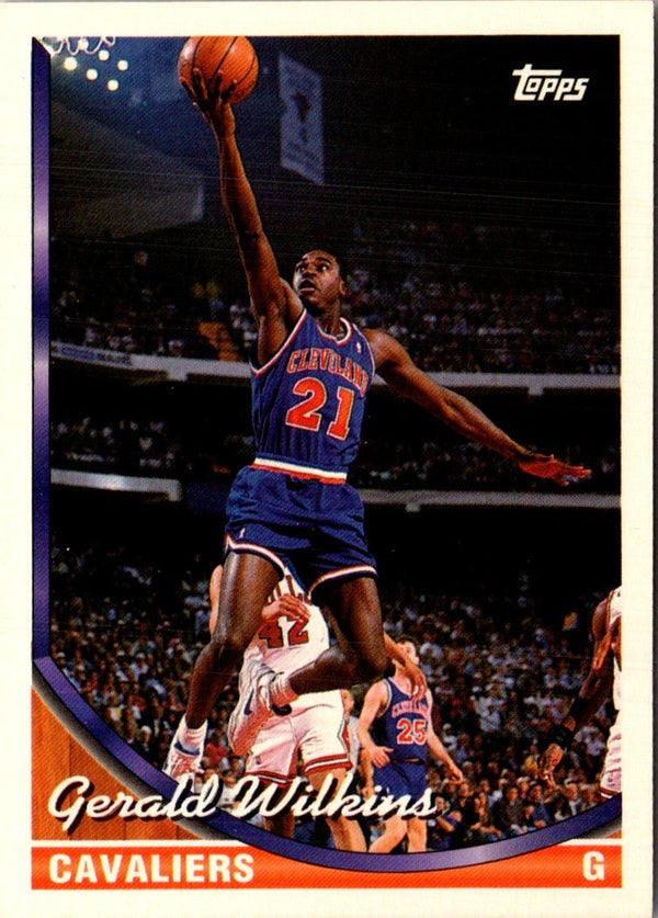 1993 Topps Gerald Wilkins #62