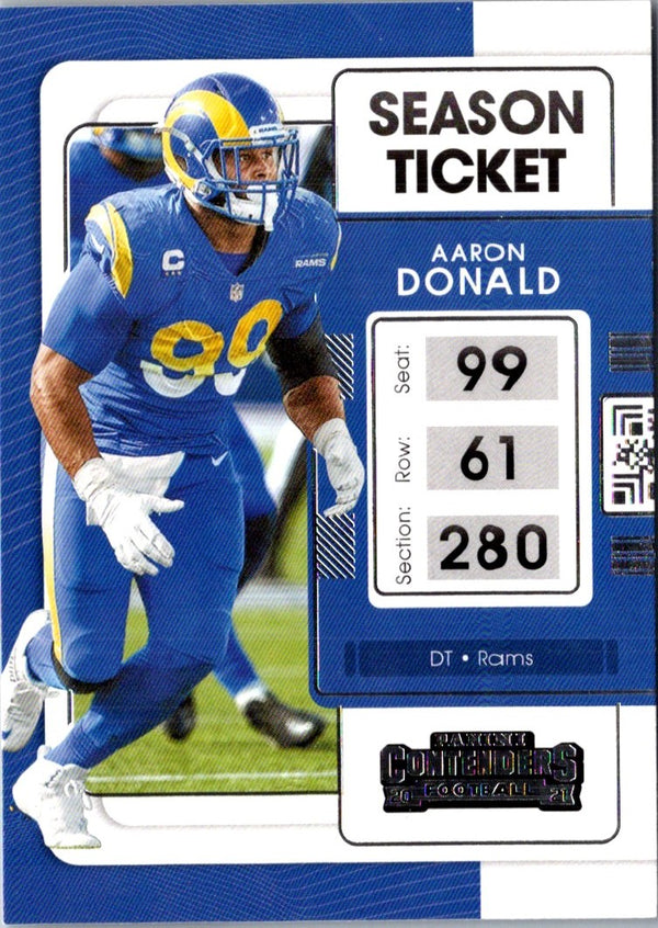 2021 Panini Contenders Aaron Donald #56