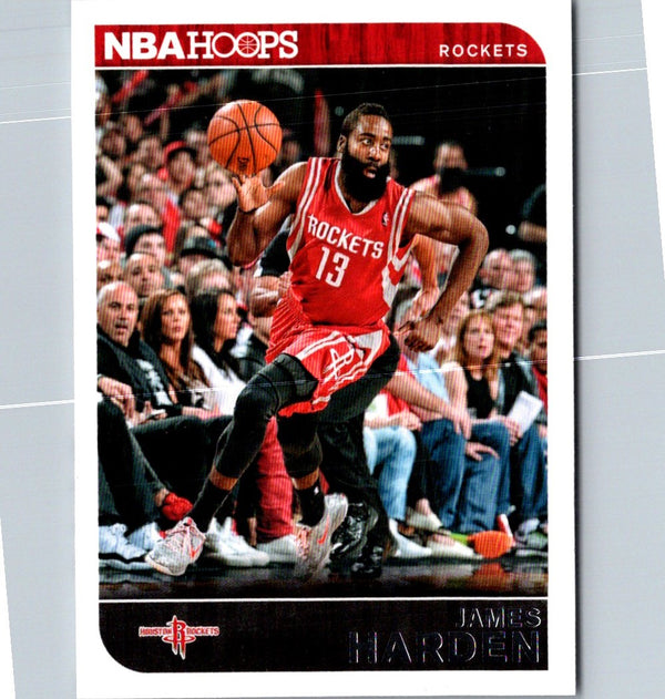 2014 Hoops Red Back James Harden #182