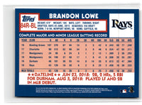 2019 Topps 1984 Baseball Rookies Brandon Lowe #84R-BL