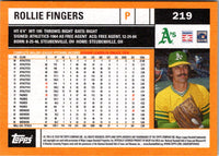 2020 Topps Archives Rollie Fingers #219