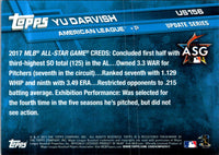 2017 Topps Update Yu Darvish #US156