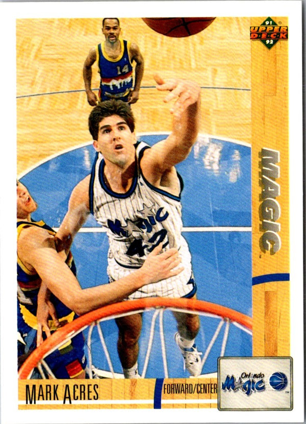 1991 Upper Deck Mark Acres #201