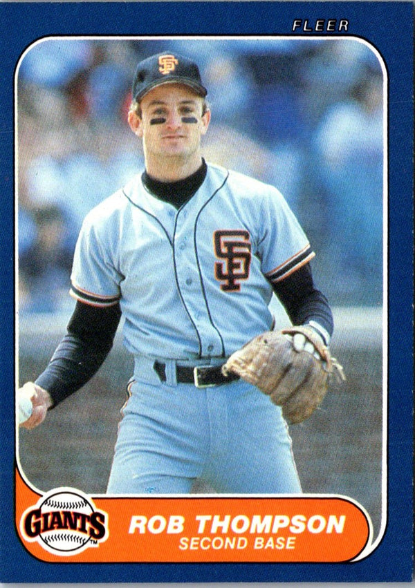 1986 Fleer Update Rob Thompson #U-115