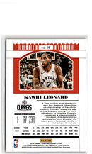 2019 Panini Contenders Draft Picks Ticket Red Foil Kawhi Leonard