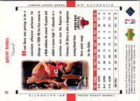 1998 SP Authentic Brent Barry #22