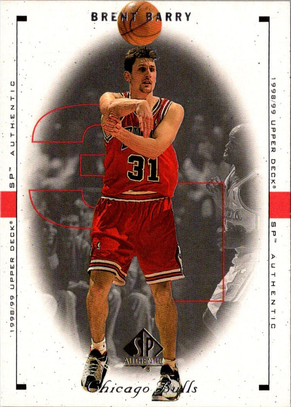 1998 SP Authentic Brent Barry #22