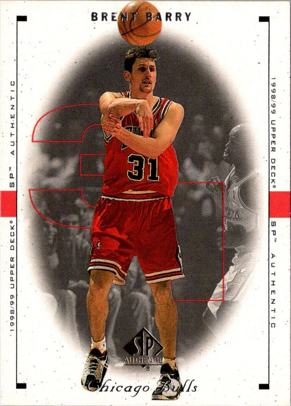 1998 SP Authentic Brent Barry #22
