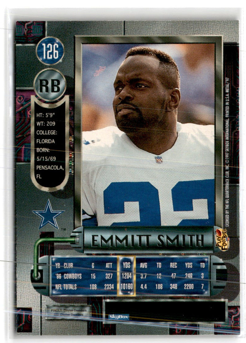 1997 SkyBox E-X2000 A Cut Above Emmitt Smith