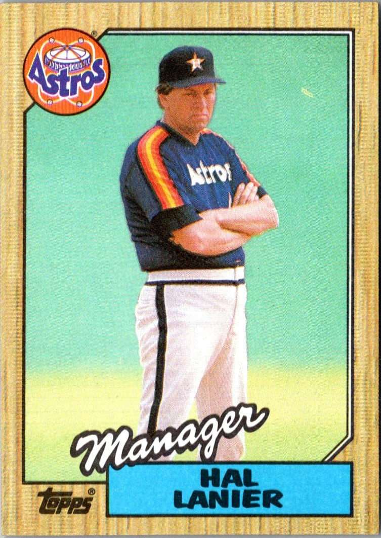 1987 Topps Hal Lanier