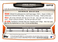 2013 Bowman Chrome Jorge Perez #197