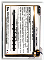 2021 Bowman Chrome Prospects Atomic Refractor Freddy Zamora #BCP-2