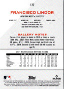 2022 Topps Gallery Francisco Lindor
