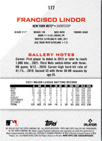 2022 Topps Gallery Francisco Lindor #177