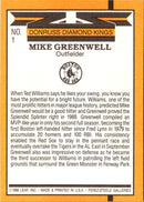 1989 Donruss Super Diamond Kings Mike Greenwell