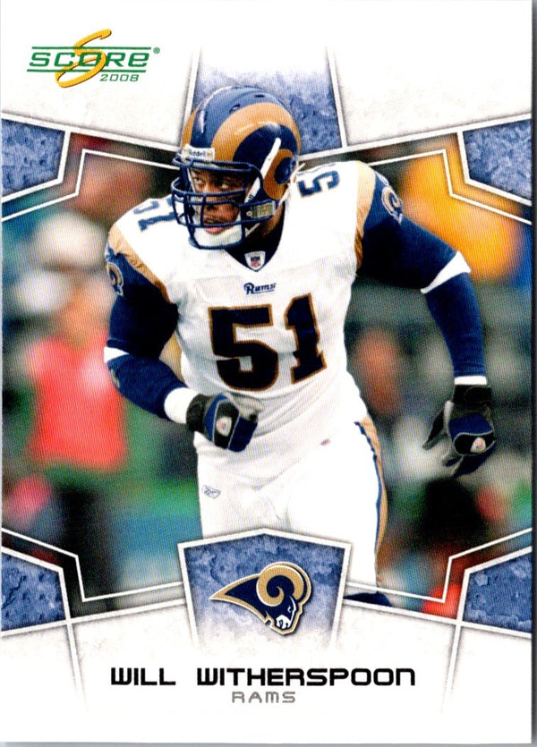 2008 Score Scorecard Will Witherspoon #297