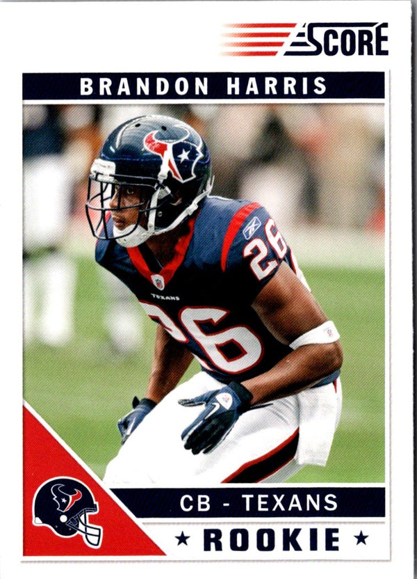 2011 Score Brandon Harris #312 Rookie