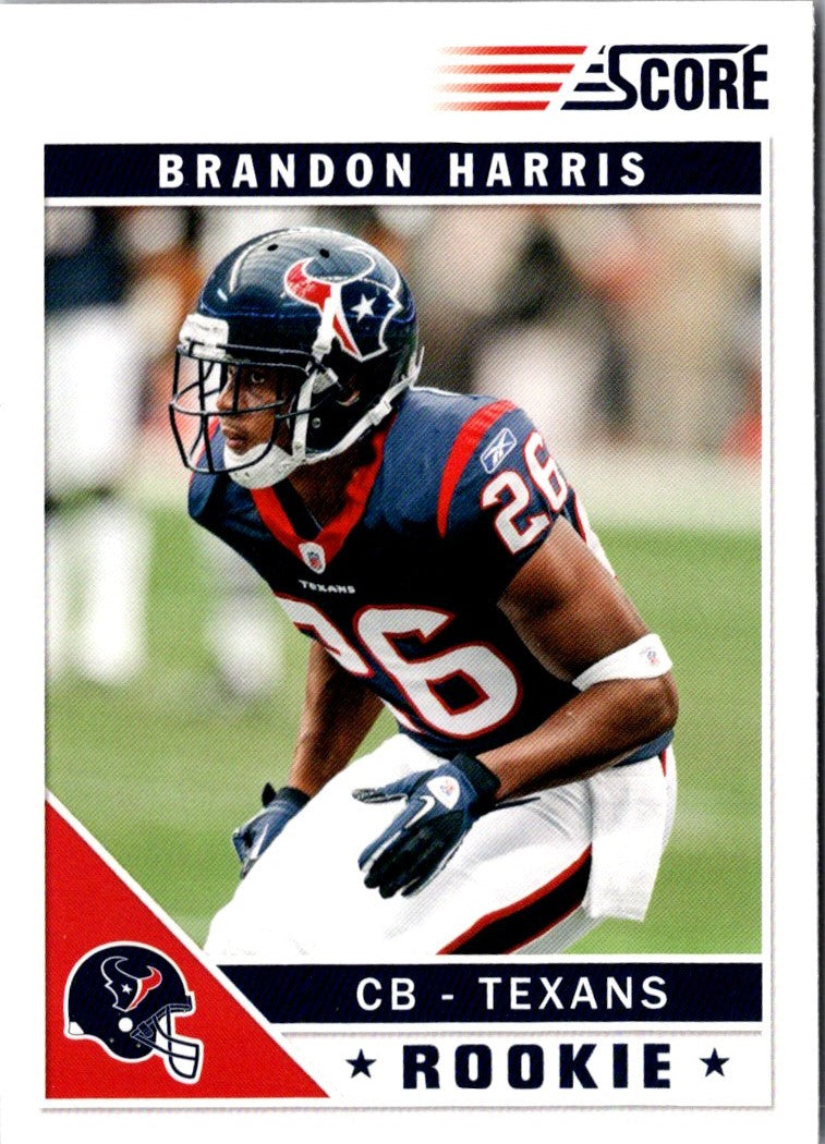 2011 Score Brandon Harris