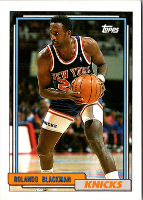1992 Topps Rolando Blackman #355