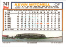1992 Topps Traded Kevin Mitchell