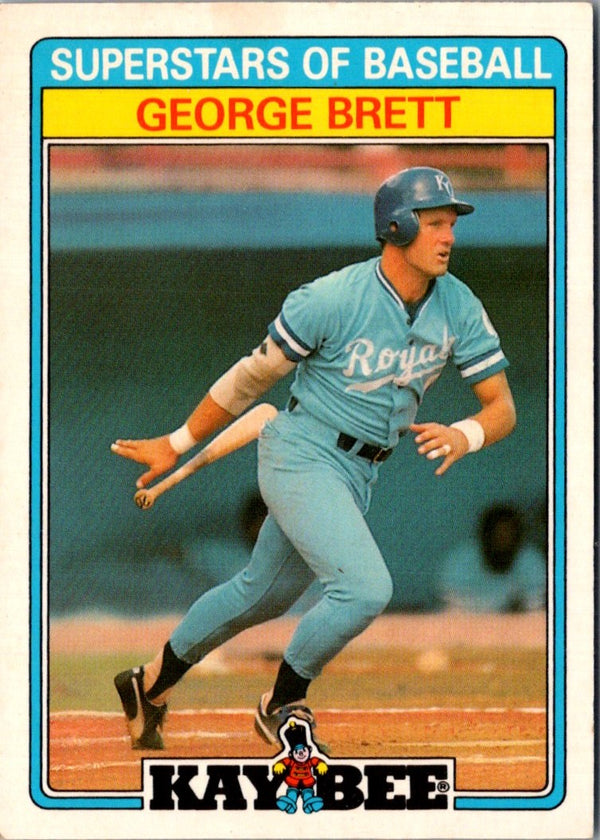 1987 Topps Kay-Bee Superstars of Baseball George Brett #5