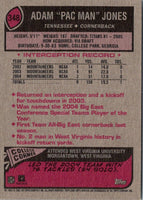2005 Topps Adam Pac Man Jones #348B