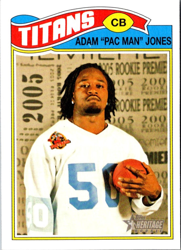 2005 Topps Adam Pac Man Jones #348B