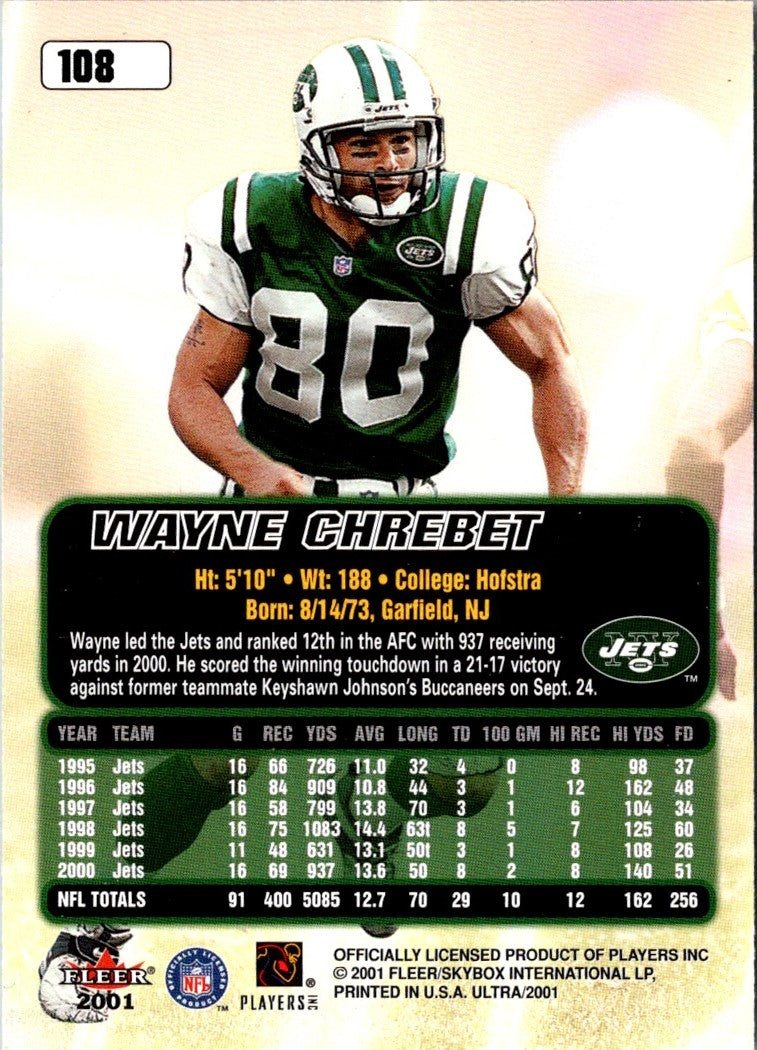 2001 Ultra Wayne Chrebet