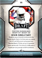 2019 Leaf Draft Gold Devin Singletary #22